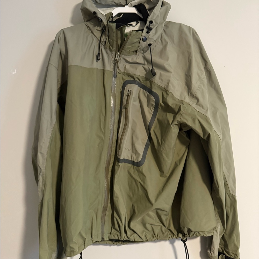Orvis Two-Tone Green Raincoat